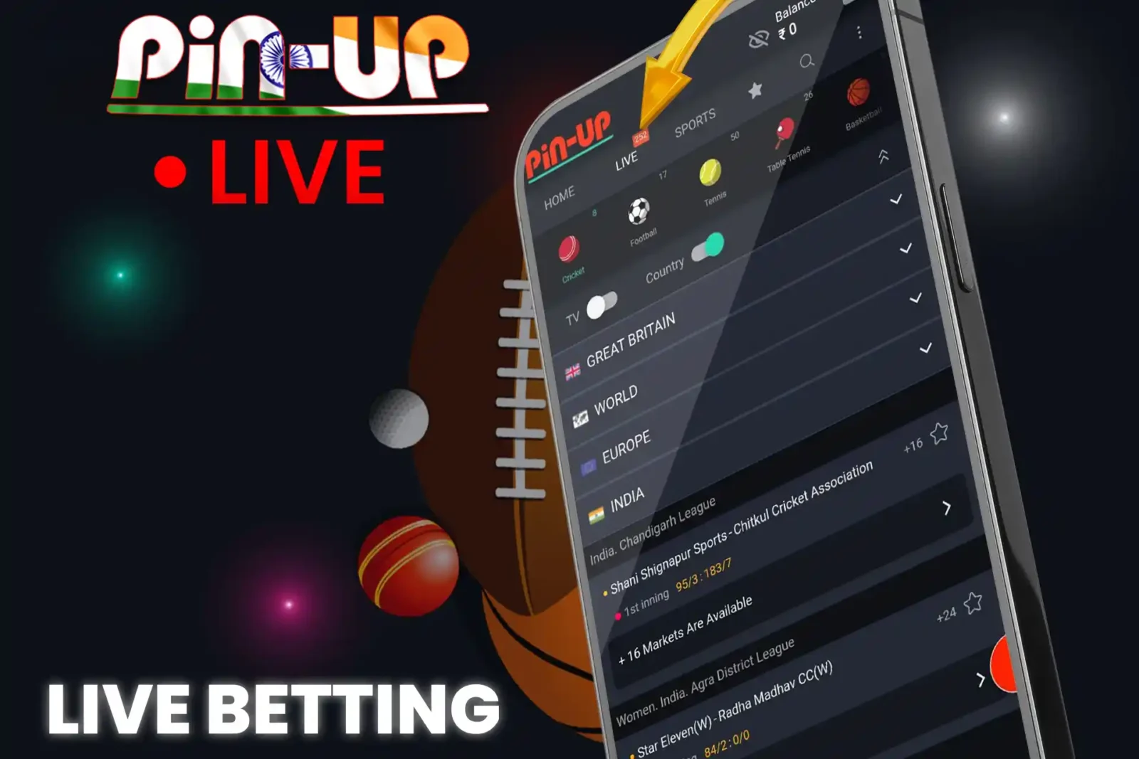 Bet on sports in real time