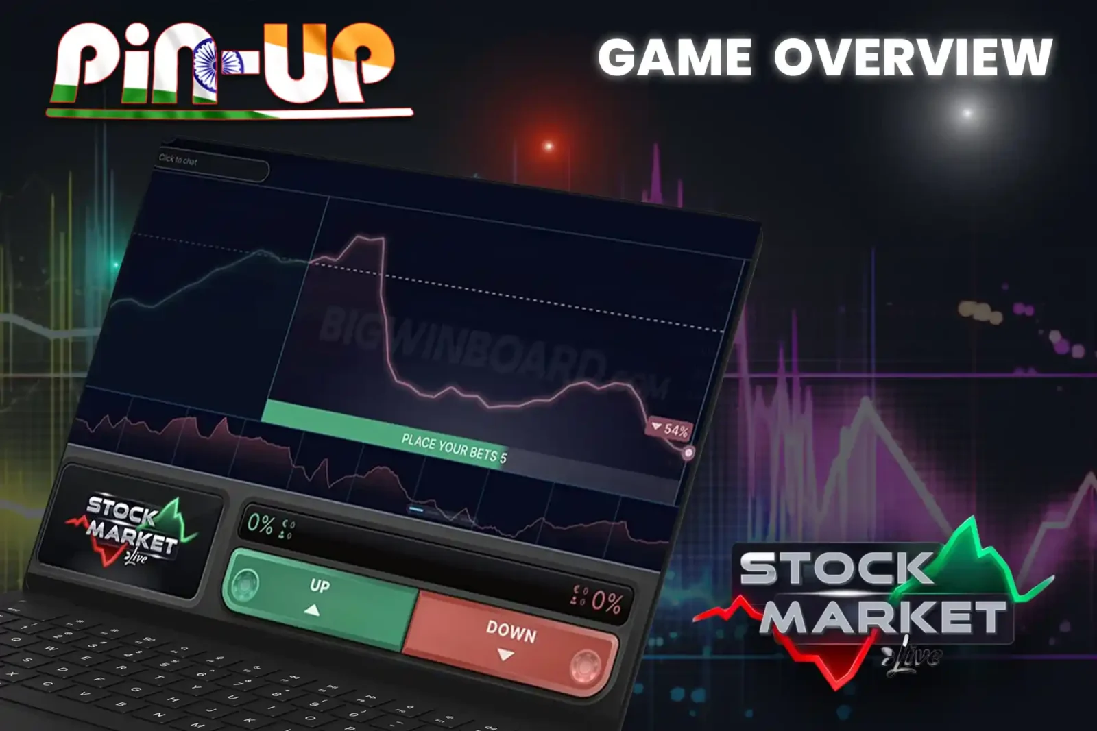 Play the top game Stock Market at Pin-Up Casino