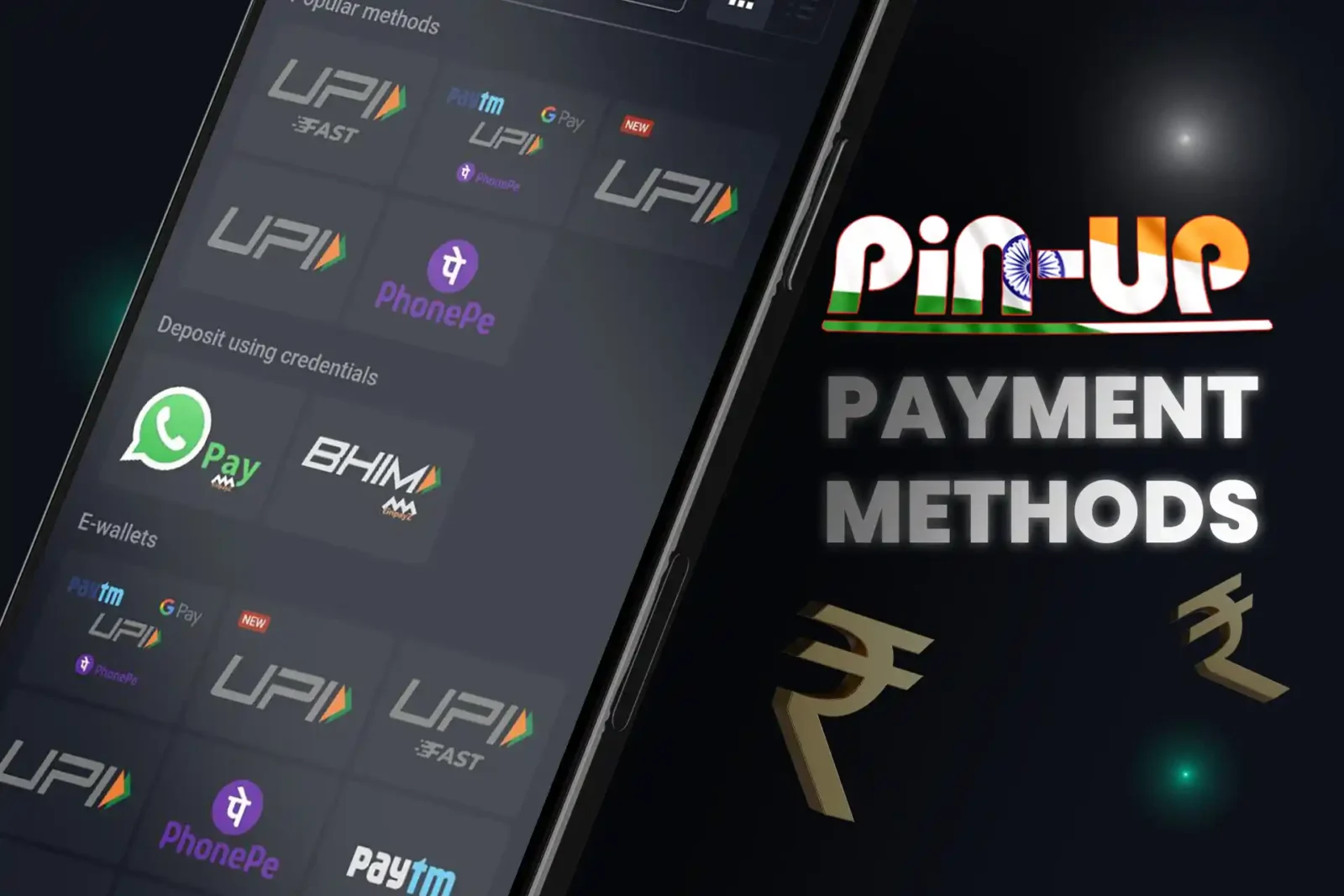 Many methods of deposit and withdrawal of funds in the casino