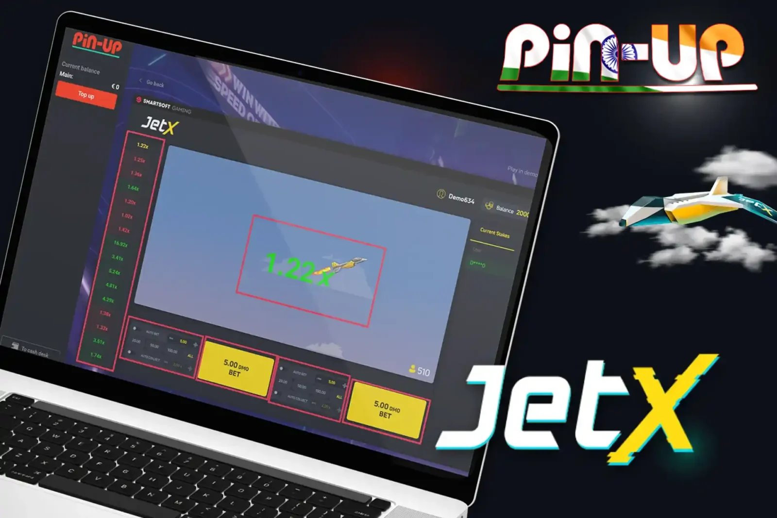 Main features of the game Jetx