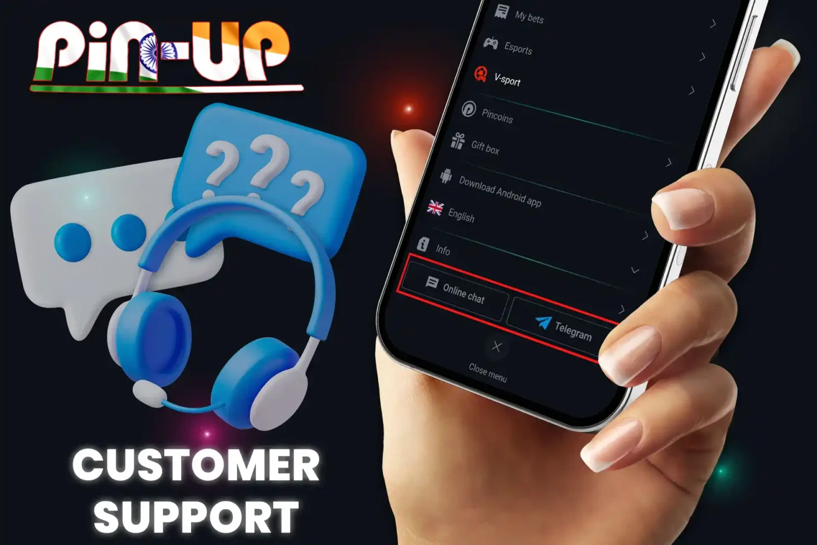 Pin Up Casino 24/7 Support Service
