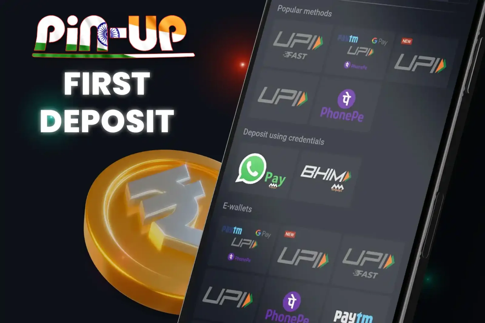 Many ways to deposit on the casino website